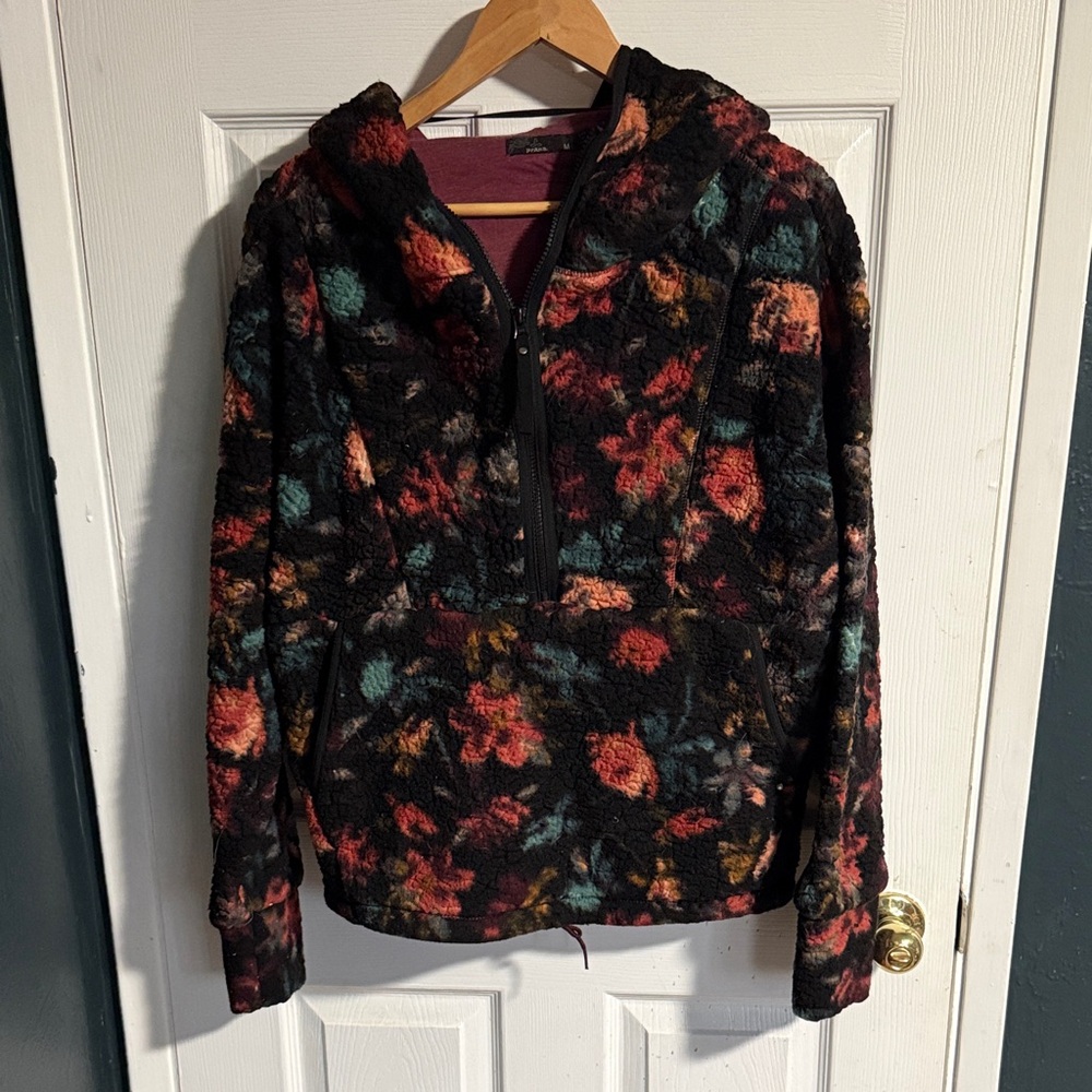 Prana Maroon Casual Top